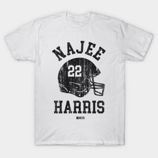 Najee Harris Pittsburgh Helmet Font T-Shirt